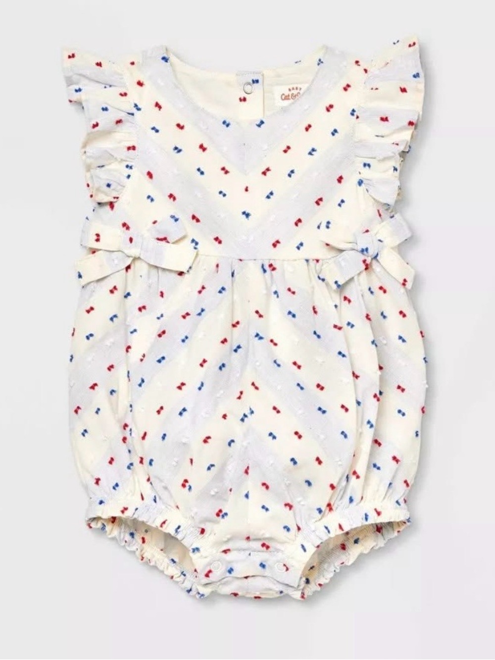 Cat & Jack patriotic bubble romper